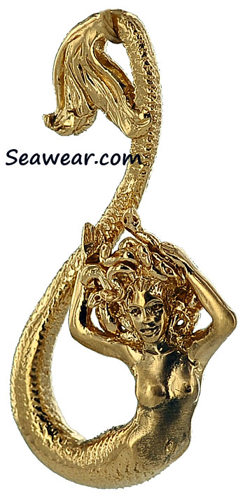 Medusa mermaid jewelry will stop others cold in their tracks!