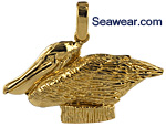 pelican on piling necklace