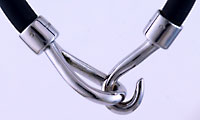 Captain Hook stainless steel hook bracelet