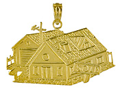 gold real estate jewelry,house home sales, realtor charms, sales tool jewelry charms