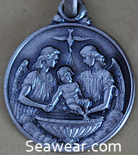 Baptism medal Battesimo