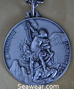 Saint Michael Archangel medal pendant