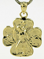 14k Saint Christopher medal