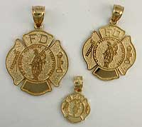 gold st florians medal