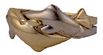 14k gold dolphin puzzle ring