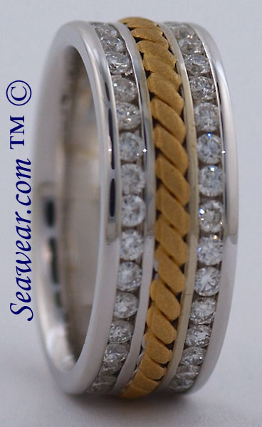 1.5ct diamond anniversary band