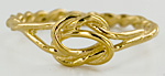 14kt lovers knot ring