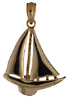 small sailboat pendant