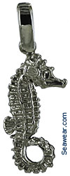 white gold sea horse jewelry