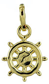14k small 3D ships wheel