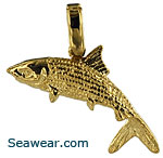 Florida bonefish pendant