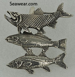 silver palladium inshore slam pendant