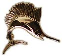 leaping sailfish pendant