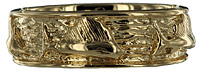triple sailfish wedding band