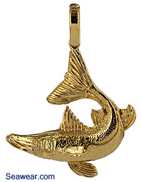 snook jewelry necklace charm pendant