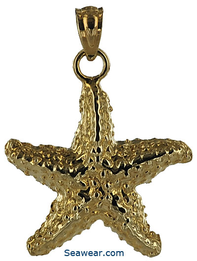 Beach Gold Plated Starfish Natural Shell Charm Pendant Necklace Earrings BG1628 