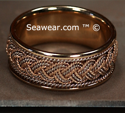 9mm turks head braid ring