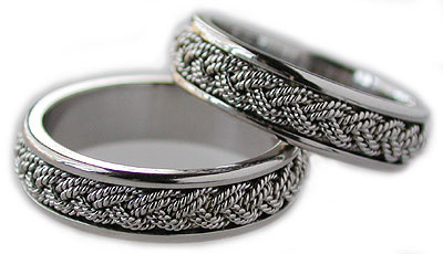 white gold turks hand bands