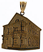 The Pink House of Cape May pendant