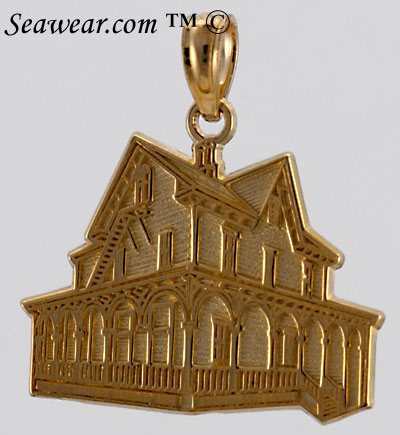 Details about   14k 14kt Yellow Gold 3-D CAPE MAY NJ Lighthouse Charm PENDANT 26.8 mm X 10 mm 